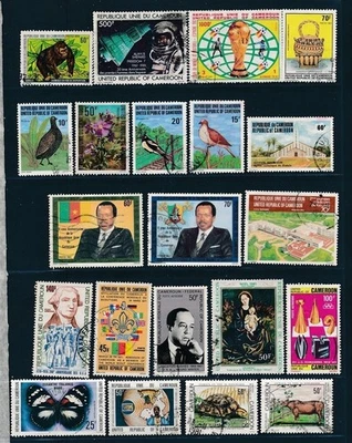 D460573 Camerún Bonita selección de sellos usados VFU Foto 1 de 2