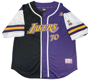 Vintage NBA OUNK LA Lakers Basketball Warm-Up Jersey Embroidered #70 X-Large - Bild 1 von 14