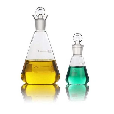 10ml-1000ml Erlenmeyer iodimetric Flask Chemistry Laboratory Glassware CA