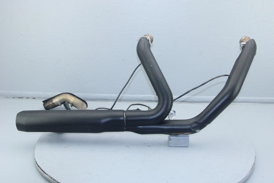 Harley Street Glide 2020 conjunto de tubo de escape negro arrugado #4063 Foto 1 de 4