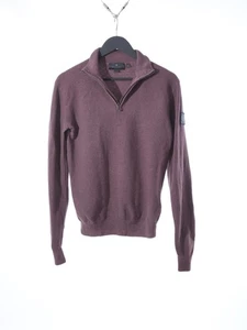 Belstaff Wool Zip Sweatshirt 1\4 sz M - Picture 1 of 7