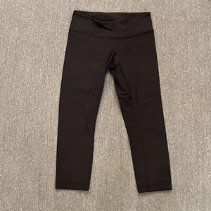Lululemon Leggings Women's Size 4 Black Crop Knee High - Bild 1 von 6