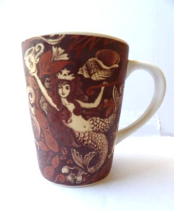 Starbucks 2007 35th Anniversary Mermaid Siren Brown Copper Coffee Mug 13oz - Picture 1 of 4