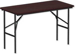 FT724824MY 48 In. X 23.88 In. X 29 In. Rectangular Wood Folding Table - Mahogany - Picture 1 of 3