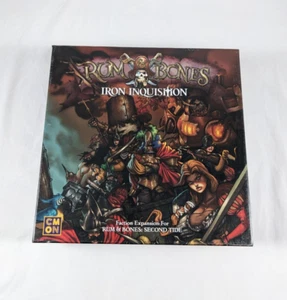 RUM & BONES 2nd Tide Board Game IRON INQUISITION Faction Expansion NEW CMON - Picture 1 of 7