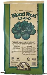 Down To Earth Organic Blood Meal 12-0-0 All-Natural Fertilizer, 20 lbs - Picture 1 of 8