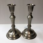 BIEDERMAN & SONS Pewter Taper Candle (6.75x3.5") Set of 2