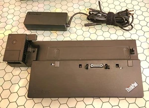 Station d'accueil Lenovo ThinkPad Pro Dock 90W 3x USB3.0 40A1 avec alimentation 90W Excellent ✅ - Photo 1/3