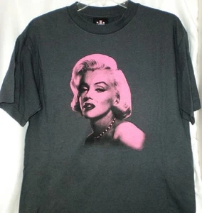 MARILYN MONROE T SHIRT MEDIUM DARK GRAY W/ PINK IMAGE NEW W/ TAGS - Picture 1 of 1