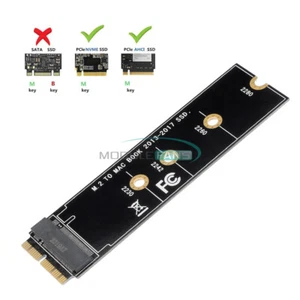 M.2 NVME SSD Convert Adapter Card for MacBook Air Pro 2013-2017 NVME/PCI-E, - Picture 1 of 24