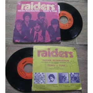 RAIDERS - Indian Reservation Rare French PS 7' Blues Psych 1970 - Picture 1 of 1