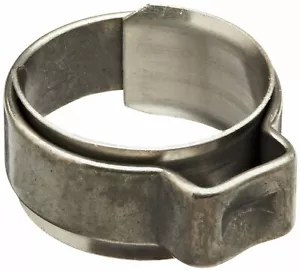 Abrazadera de manguera Oetiker 15400064 S.S con inserto, una oreja, 4,2 mm - 5,2 mm (paquete de 100) - Imagen 1 de 1
