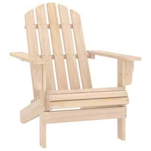 Adirondack Chair Lounge Patio Lawn Chair for Garden Solid Wood Fir vidaXL - Picture 1 of 70