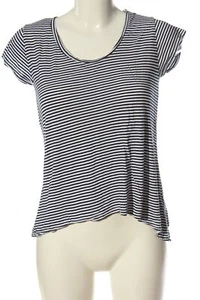 PRIMARK Camisa de rayas Mujeres Talla EU 32 blanco-negro elegante - Imagen 1 de 5