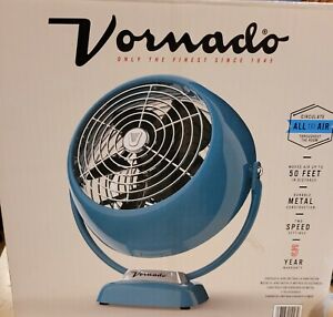 Vornado Vintage Air Circulator Fan Teal. Durable Metal, air moves up 50 to feet 
