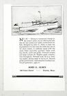 1928 Print Ad John G. Alden 34' Fast Cruiser Boat Sterling Engine Boston,MA 