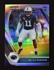 2021 Prizm Draft Picks Base Silver #136 Micah Parsons - Penn State Nittany Lions