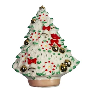 Mikasa feines Porzellan FK001 Feiertag Eleganz Weihnachtsbaum bedeckt Schale 7-1/2" - Bild 1 von 15