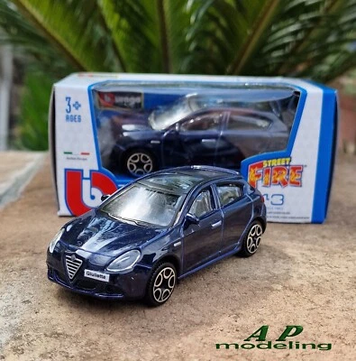 modellino auto scala 1/43 alfa romeo giulietta modellini della burago - Immagine 1 di 4