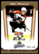2005-06 Upper Deck MVP Gold Mike Richards 046/100 Philadelphia Flyers #406