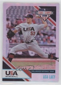 2020 Panini USA Baseball Stars & Stripes Longevity Holo Foil /99 Asa Lacy #5