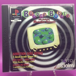 Bubble Bobble Also Featuring Rainbow Islands Sony PlayStation 1 PS1 Completo - Picture 1 of 4