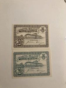 PORTUGAL NOTGELDSCHEINE 20 -30 Centavos (1499) - Bild 1 von 2
