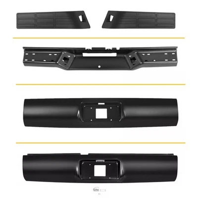 Rear Bumper Roll Pan Step Pad For 1994-03 97 Chevy GMC S10 Sonoma License Light - Image 1 of 4