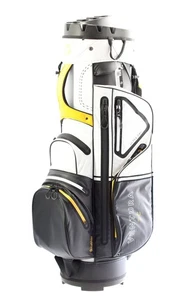 Fast Fold Ventura Waterproof Cart Bag Cart Bag With 14 Way Orginiser Top (Whi... - Bild 1 von 7