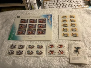 RUSSIA(-1989-)-DUCKS & Birds-lot Of-3 SHEETS &-3-BLOCKS Of 4 Stamps.MNH-lot.# 78 - Picture 1 of 5