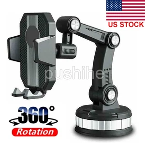 Universal Car Truck Mount Phone Holder Stand Dashboard Windshield For Cell Phone - Picture 1 of 10