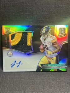 JuJu Smith-Schuster Auto Patch Rookie 2017 Panini Spectra /99 Steelers - Picture 1 of 3