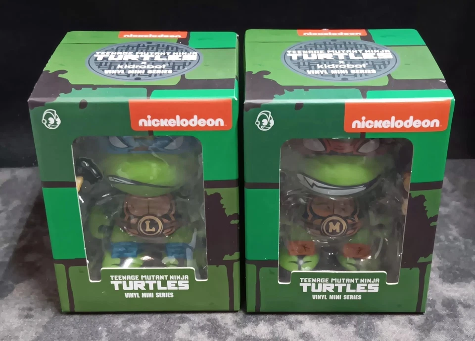Kidrobot TMNT MINI SERIES Leonardo & Michelangelo Teenage Mutant Ninja Turtles Foto 1 de 1