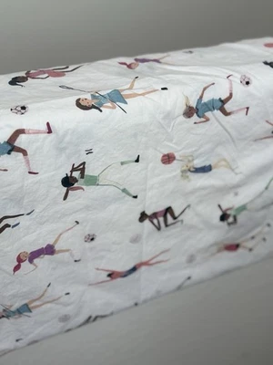 Juego de 2 fundas de almohada estándar Pottery Barn niños niñas estampado rosa azul Foto 1 de 4