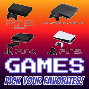 PLAYSTATION 2, 3, 4 & 5 GAMES - PICK YOU FAVORITES! - Picture 1 of 93