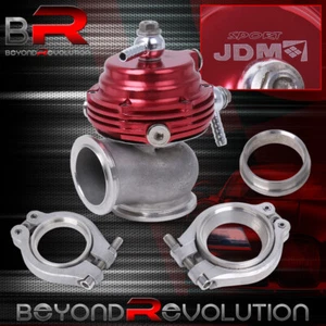 35mm 38mm Red Top Aluminum External V-Band Wastegate Manifold Turbo Charger - Picture 1 of 4