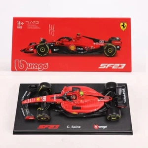 2023 F1 Carlos Sainz Junior Ferrari Racing SF-23 Diecast Car Model & Driver 1:43 - Picture 1 of 5