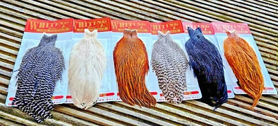 500pc Natural Mix 3-6" Loose CAPE Feathers Whiting Farms (saltwater flies) - Image 1 of 2