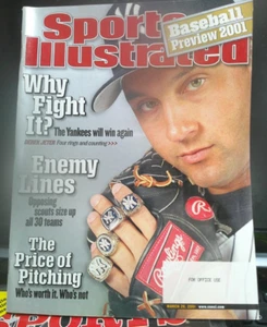 March 26, 2001 DEREK JETER NEW YORK YANKEES Sports Illustrated pre-owned - Picture 1 of 1