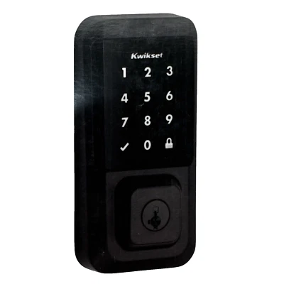 Kwikset Halo 939 Wi-Fi Smart Lock Touchscreen Keypad 99390-004 Matte Black New - Image 1 of 4