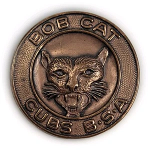 Vtg 1940s 40s~Cubs BSA Bob Cat Rank Pin~Boy Scouts  - Picture 1 of 2