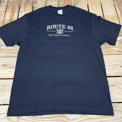 Camiseta vintage Route 66 Main Street of America TShir bordada talla grande Foto 1 de 4