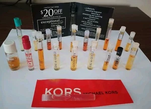 Lot of 22 Sample Perfume Cologne Vials - Gucci, Chanel, Fendi, MK, Etc - Picture 1 of 4