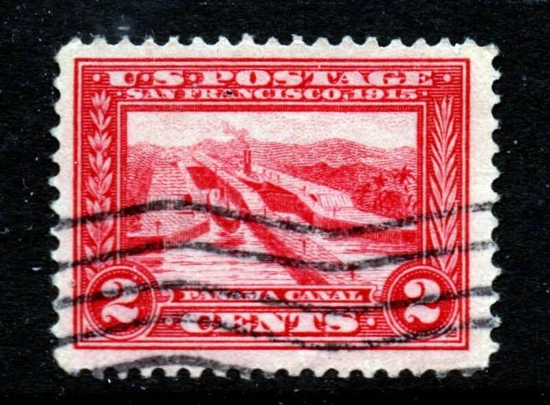 398 VF/XF+ USED JUMBO STAMP,  FREE SHIPPING IN USA - Image 1 of 1