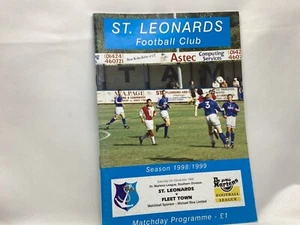 St Leonards FC v Fleet Town Dr Martens League diciembre 1998 - Imagen 1 de 1