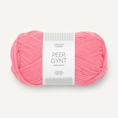 PEER GYNT von SANDNES GARN - BUBBLEGUM PINK (4315) - 50 g / ca. 91 m Wolle