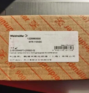 1pcs Weidmuller WTR 110VDC relè 1228960000 - Foto 1 di 1