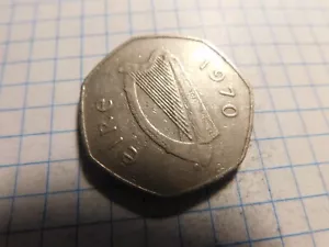 IRLAND- 50- PENCE 1970 # 2202 - Foto 1 di 2