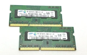 Samsung 4GB (2 x 2GB) DDR3 PC3-10600S Sodimm Memory RAM - M471B5773DH0-CH9 - Picture 1 of 1