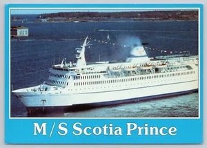 Yarmouth Nueva Escocia, M/S Scotia Prince Ship, postal de colección - Imagen 1 de 2